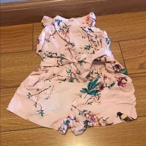 Zara toddler girl floral one piece